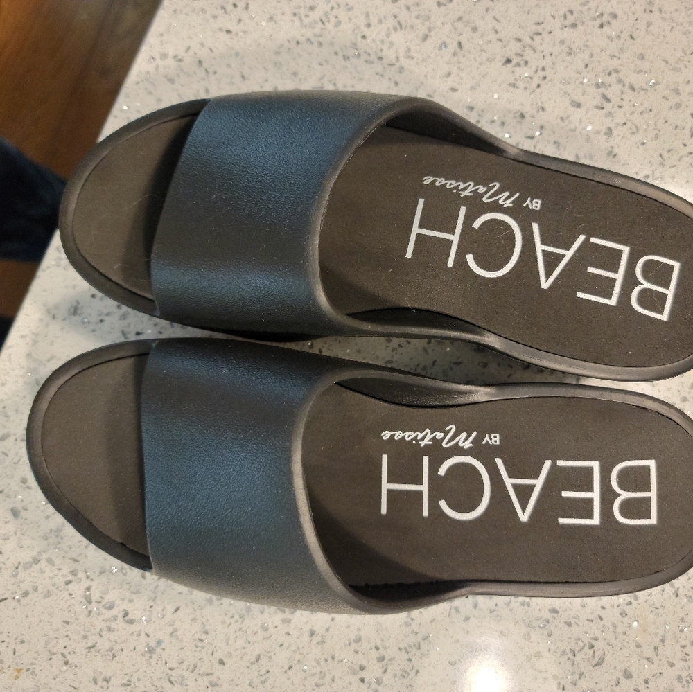 Matisse Black / white jelly shoe